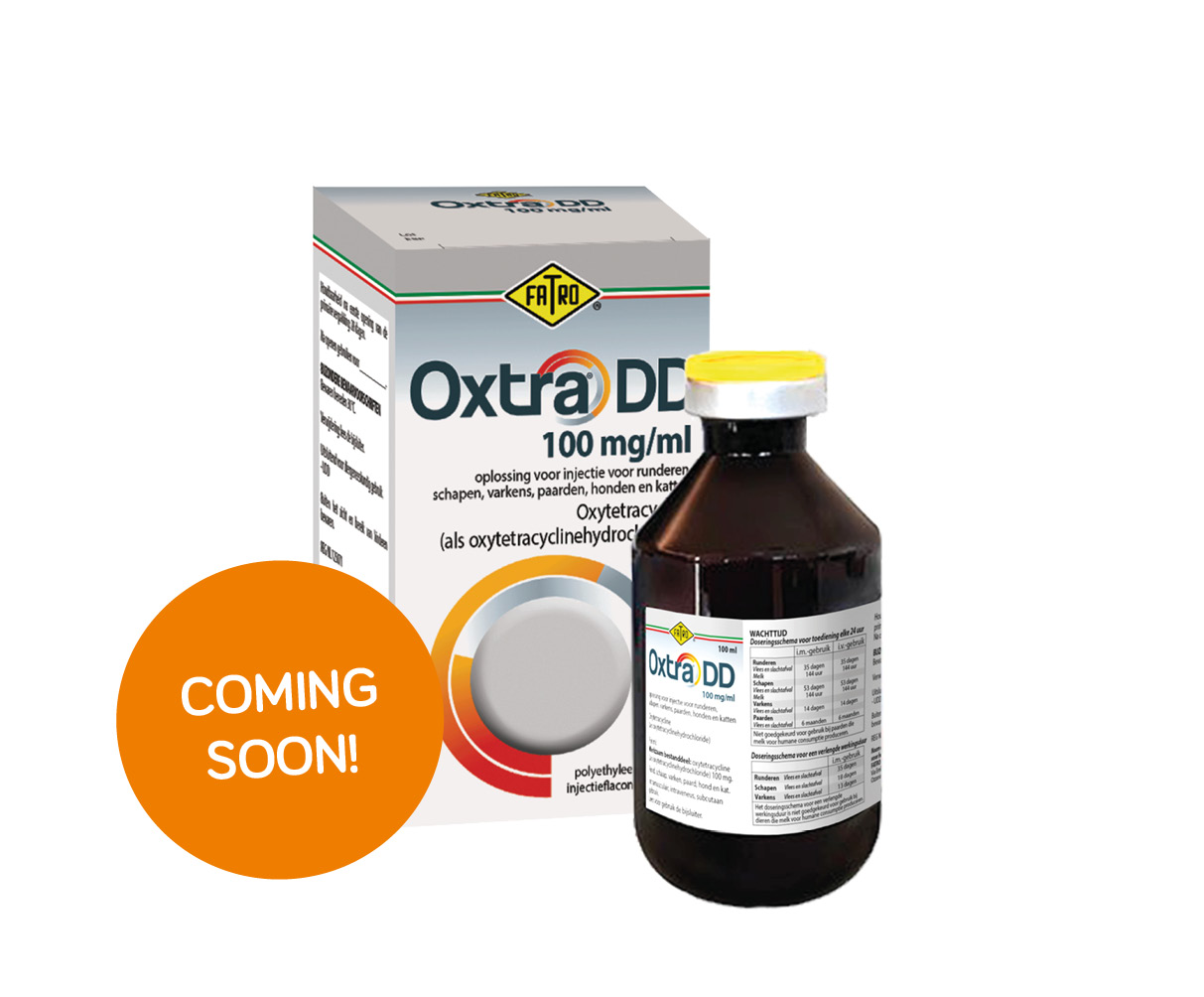 Coming soon.. Oxtra DD, the only registered oxytetracycline for horses in Belgium and the Netherlands! 